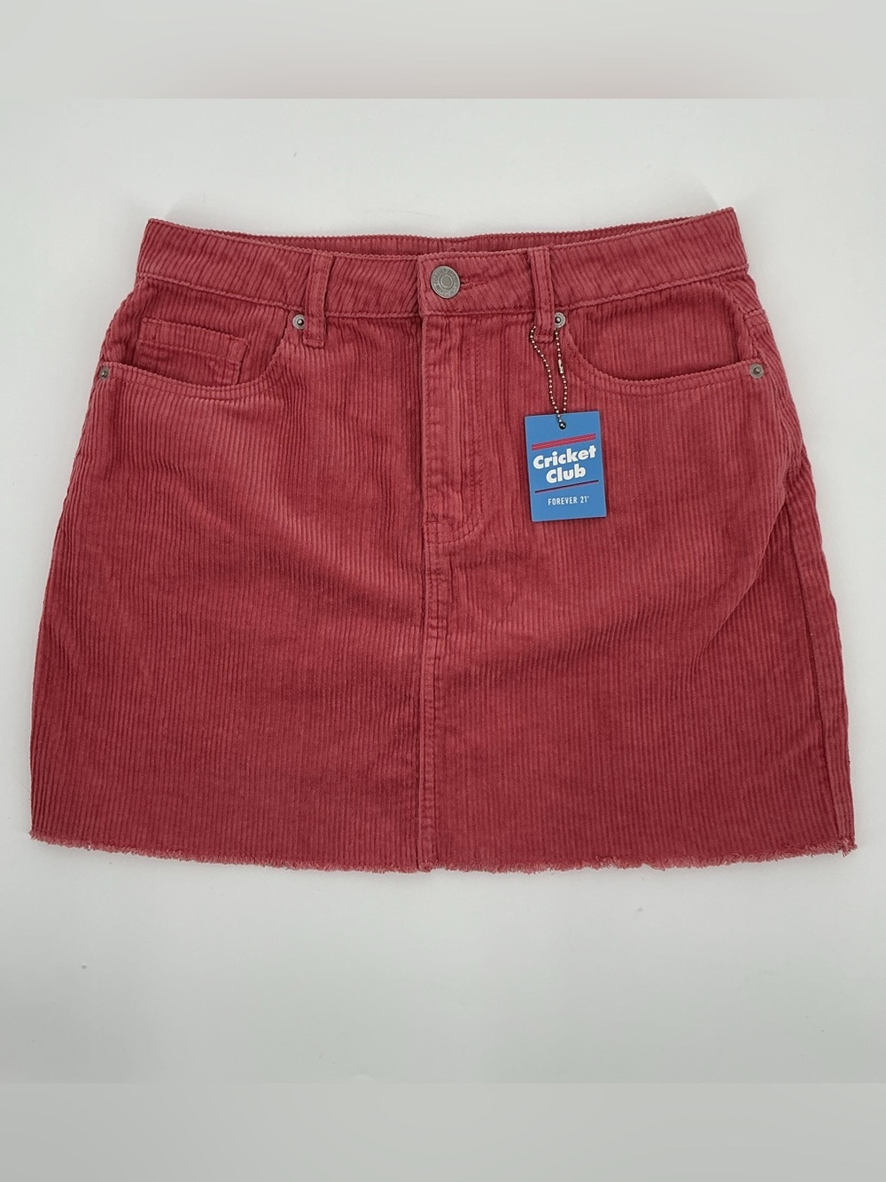 Forever 21 Dusty Rose Corduroy Mini Skirt
